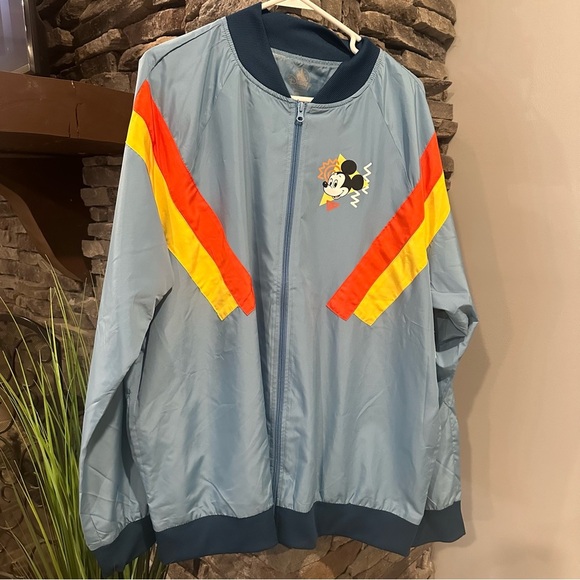 Disney Jackets & Blazers - Disney Parks NWT Mickey Mouse Windbreaker Jacket NEW! Coat Adult Size XL